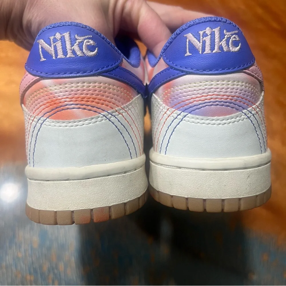 Nike Dunk Low SE Everything You Need Orange White Blue Pink Sneakers 6Y